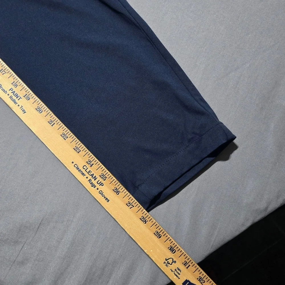 Bonobos Performance Chino Pants Mens XL Navy Blue Elastic Drawstring golf travel